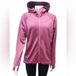 Patagonia EUC Pink Hooded L/S  Zip Up Jacket Size Medium